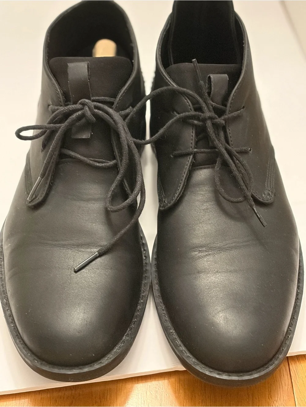 Kenneth Cole Reaction Men's Size 10 Black Leather London Chukka Boots